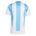 Camisa de Futebol Argentina Equipamento Principal Copa America 2024 Manga Curta